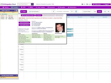 Orthopedics Cloud Patient view