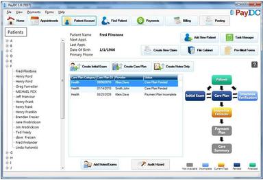 PayDC Chiropractic Dashboard