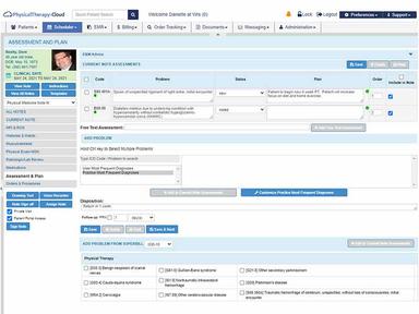 PhysicalTherapy Cloud Assessment plan