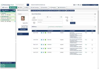 Pulmonology Cloud - All EMR Notes