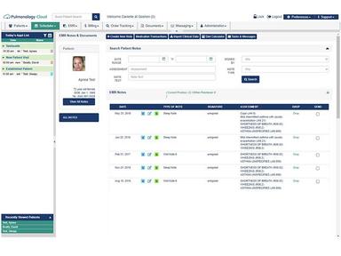 Pulmonology Cloud - All EMR Notes