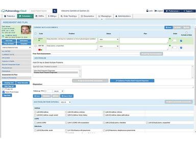 Pulmonology Cloud - Assessment Plan