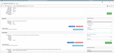 ShareNote Client Objective