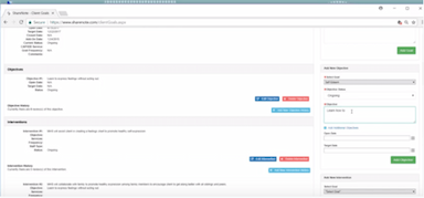 ShareNote Client objective