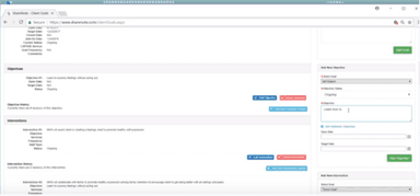 ShareNote Client Objective