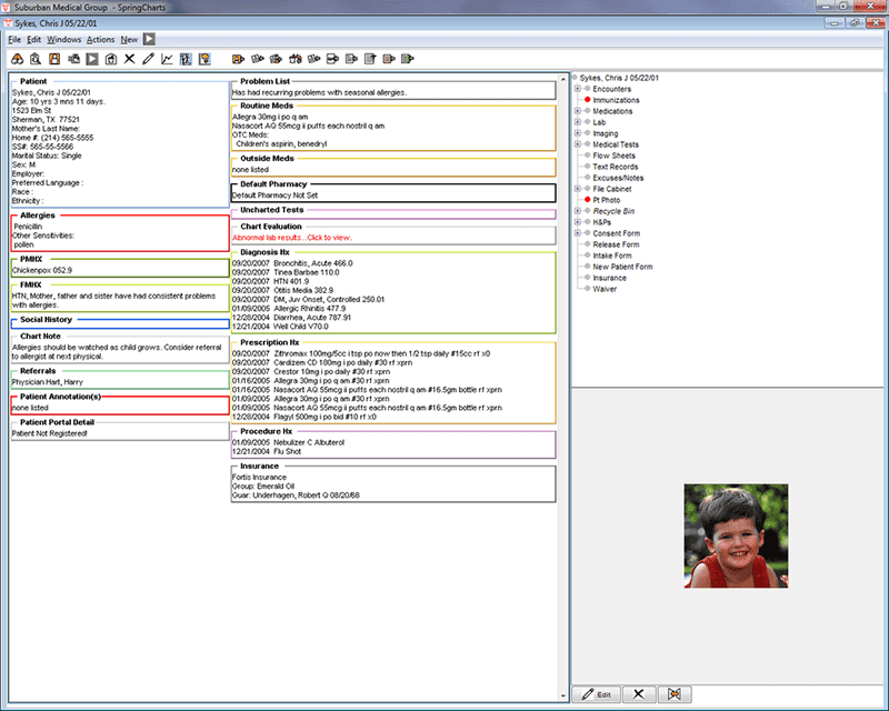 SpringCharts EHR Software