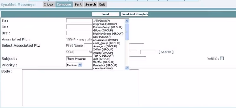 SynaMed EHR Software