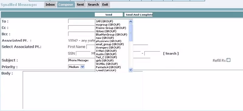 SynaMed EHR Software