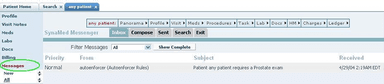 SynaMed EHR Software Messages