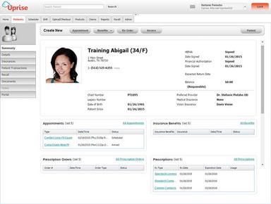 Uprise Patient record