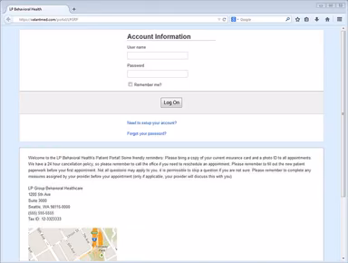 Valant EHR Patient portal