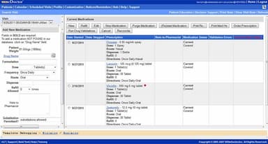 WEBeDoctor e-Prescribing