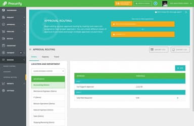 Procurify Approval Routing
