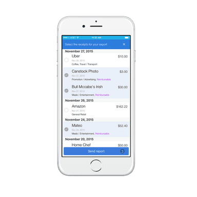 Shoeboxed Export Receipt
