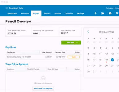Xero Accounting Solution Payroll Overview