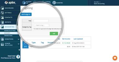 Aplos Budgeting