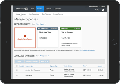 Manage expense