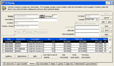 DENALI Business Inventory Master