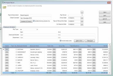 DENALI Business Prepare Payroll