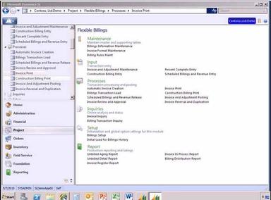 Microsoft Dynamics SL Billing