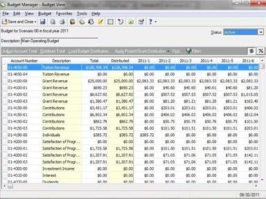 Blackbaud Raiser's Edge NXT Budgeting tools