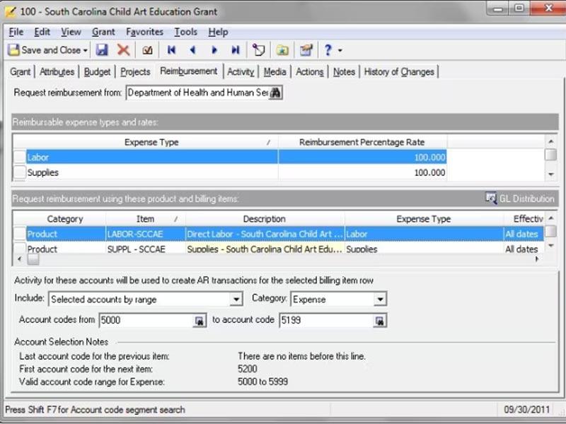 Blackbaud Raiser's Edge NXT Reimbursement Billing
