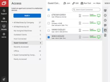 ConnectWise Control Dashboard