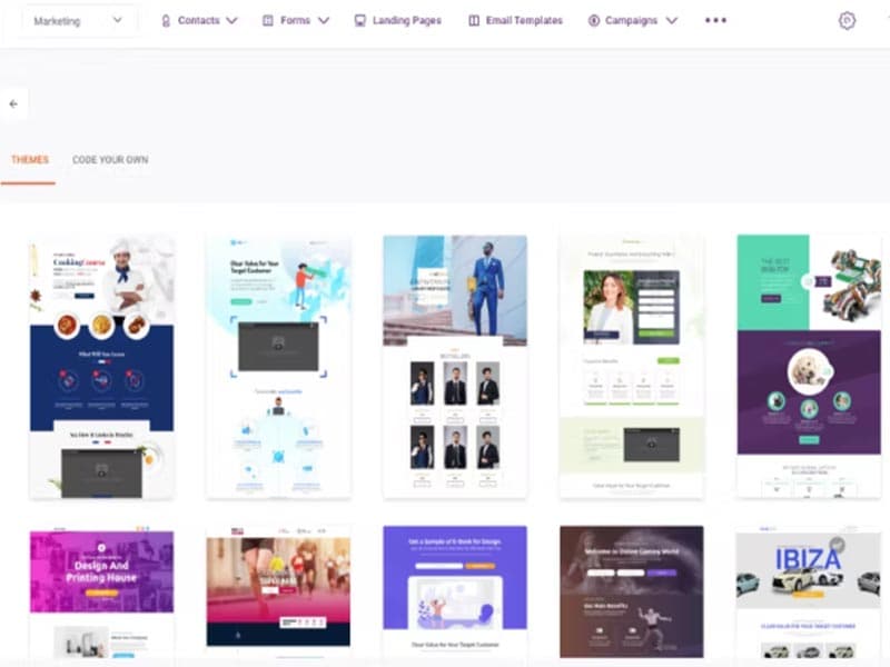 EngageBay Landing Pages