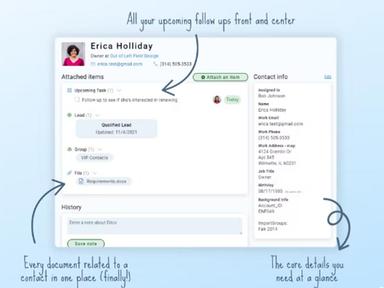 Less Annoying Contact Profile
