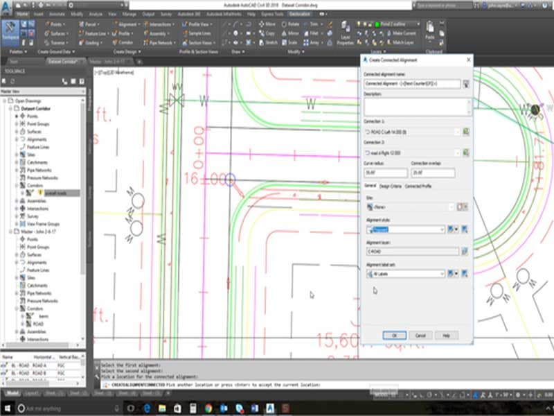 Designing Alignments in AutoCAD Civil 3D