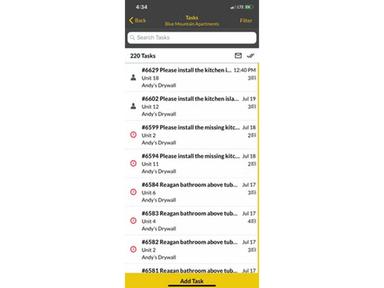 Buildup task manager