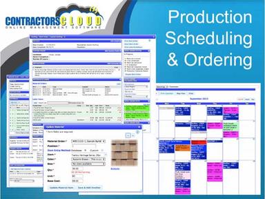 Contractors Cloud Production Scheduling And Ordering