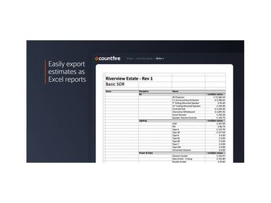 Countfire Software Excel Reports