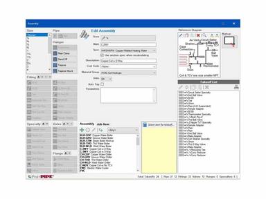 FastDuct Software Edit Assembly