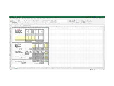 FastPIPE Software Excel Sheet