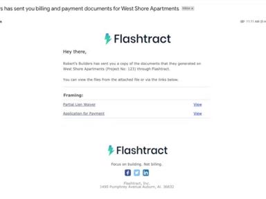 Flashtract Email Reminder