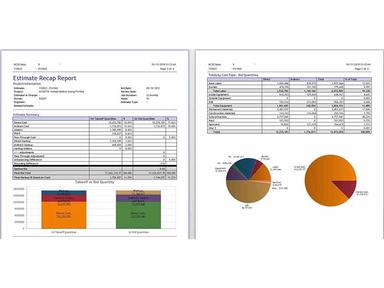 HeavyBid Software Estimate Recap Report