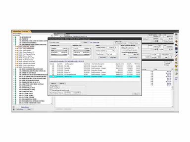 HeavyBid Software Estimates spreadsheet
