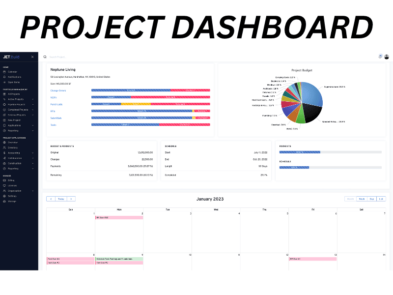 Jet.Build Dashboard
