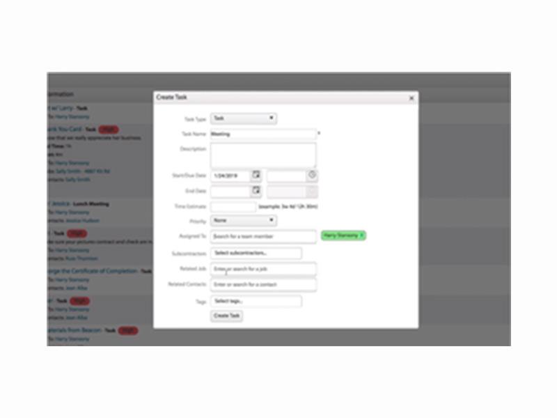 JobNimbus Create Task
