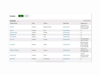 JobNimbus Contacts