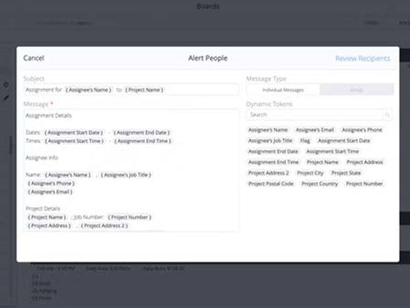 LaborChart Review Recipients