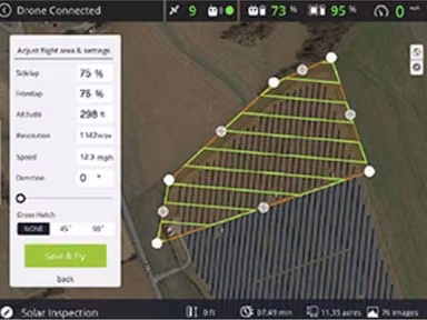 Measure Ground Drone Shot