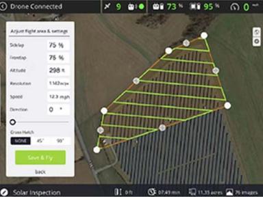 Measure Ground Drone Shot