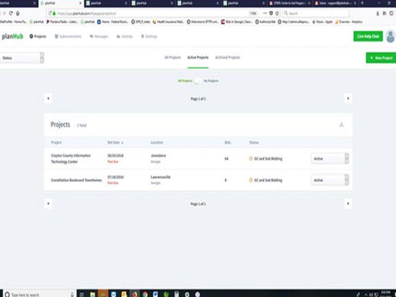 PlanHub Software Projects
