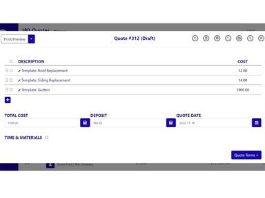Streamlined Estimate Process