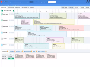 Service Fusion Calendar
