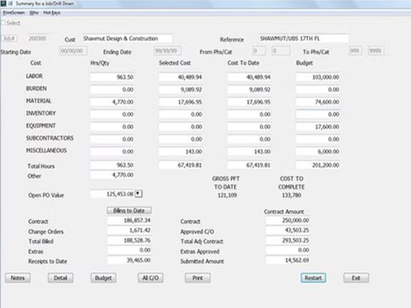 Structure Blue Software Summary