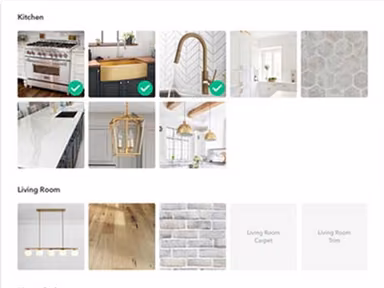 BuildBook Client selections made amazingly visual