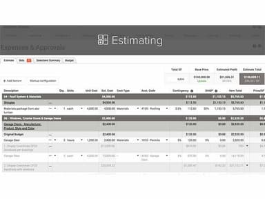 CoConstruct Estimates